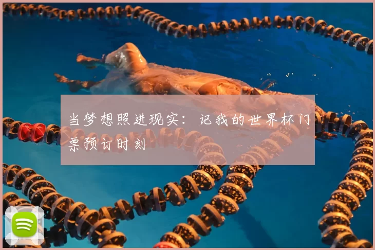 当梦想照进现实:记我的世界杯门票预订时刻