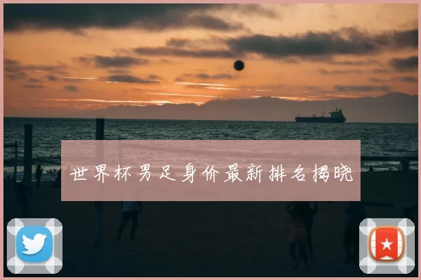 世界杯男足身价最新排名揭晓